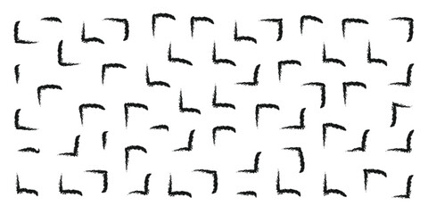 Vector Set of Hand drawn Charcoal arrows icons Arrows mark icon isolated on transparent background Scribble symbols of direction pointers  swirl arrow elements