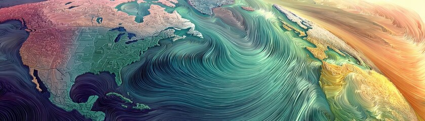 Global climate shift atmospheric circulation changes impacting weather patterns across earth's regions
