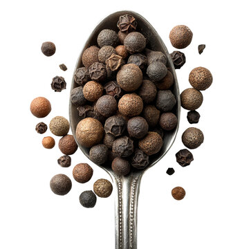 allspice on tablespoon close-up
