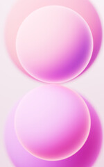 Abstract spheres background, mobile phone wallpaper, computer wallpaper, 3d rendering.
