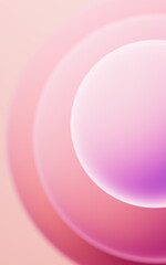 Obraz premium Abstract spheres background, mobile phone wallpaper, computer wallpaper, 3d rendering.