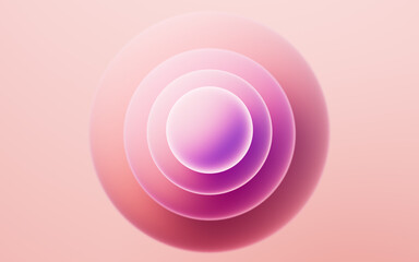 Abstract spheres background, mobile phone wallpaper, computer wallpaper, 3d rendering.