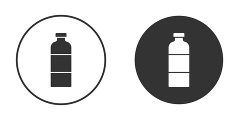 Water bottle icon for your web mobile application design. Modern flat.