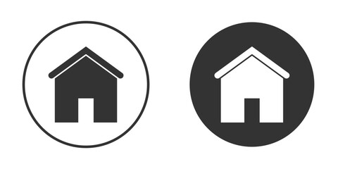 House icon for your web mobile application design. Modern flat.