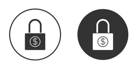 Fixed price icon for your web mobile application design. Modern flat.