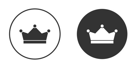 Crown icon for your web mobile application design. Modern flat.