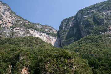 Karst cliffs of Sumidero Canyon, Chiapas, Mexico