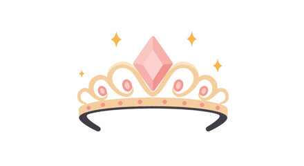 Elegant diamond tiara with topaz gemstone design for royal occasions
