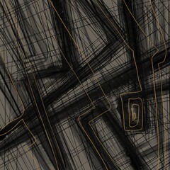 Abstract image for printing. Picture for modern interiors. The picture is painted by hand on a tablet. © neurostructure