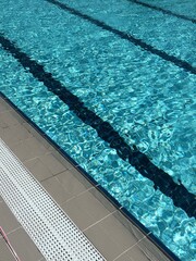 Obraz premium swimming pool ladder