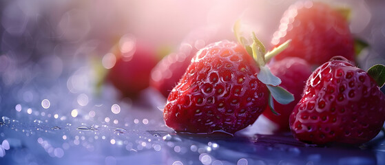 close up of strawberries