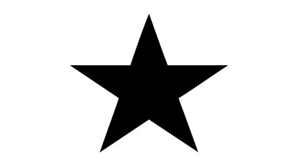 Black star graphic illustration vector design element star shape black star art