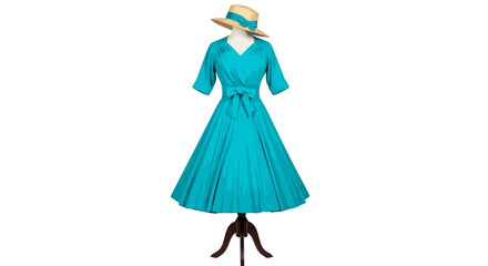 girl in blue dress old vintage 