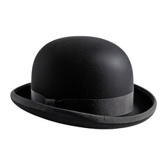 Bowler Hat Isolated on White 
