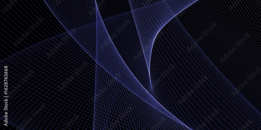 Poster abstract blue wave grid network graphic backdrop connection technology background internet design co