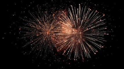 festive fireworks in the black night sky background no logos no brands ar 169