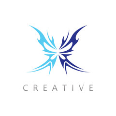 Tribal Mask Vector Logo with Symbolic Tattoo Pattern and Warrior Heritage