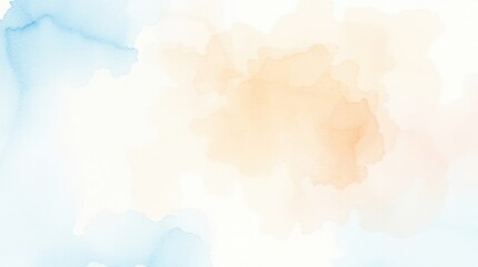 abstract watercolor background with clouds