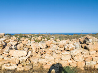 Ancient ruins at Kaliakra cape, Bulgaria