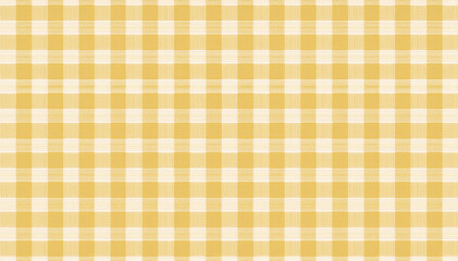 Seamless yellow gingham plaid pattern with alternating square textures, ideal for fabric, textiles, picnic themes, vintage decor, or cheerful backgrounds.