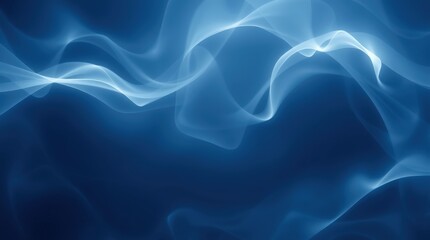 abstract blue smoke