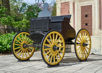 old carriage in the park