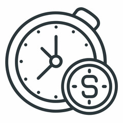 stopwatch vector icon