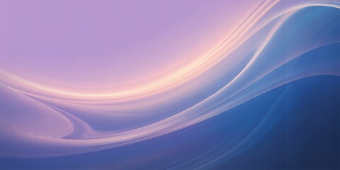 Fototapeta premium Abstract Lavender Blue Gradient Flowing Light Waves