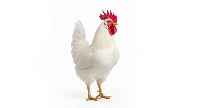rooster isolated on white background