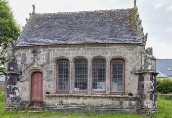 Enclos paroissial de Trémaouézan dans le département du Finistère - Bretagne