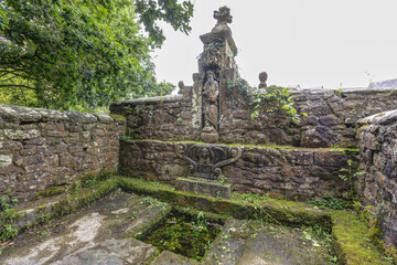 Enclos paroissial de Trémaouézan dans le département du Finistère - Bretagne