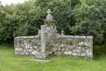 Enclos paroissial de Trémaouézan dans le département du Finistère - Bretagne