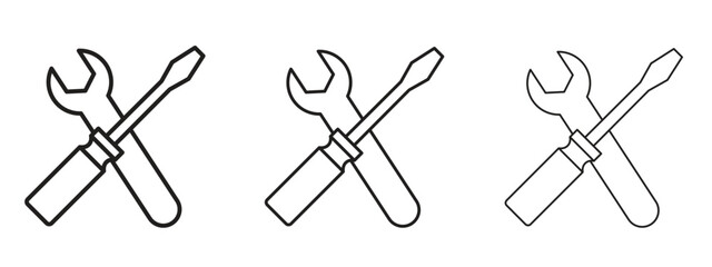 Obraz premium Repair tools icon element Illustration. Trendy Symbol for Design
