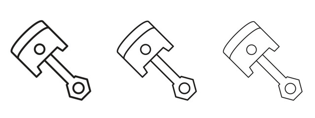 Piston icon element Illustration. Trendy Symbol for Design