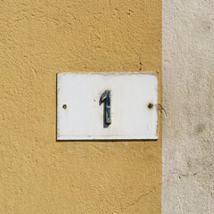 House number 1