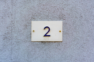House number 2