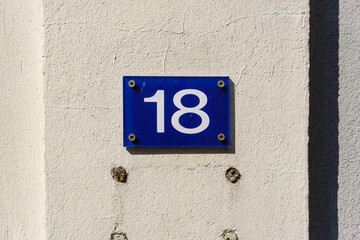 House number 18