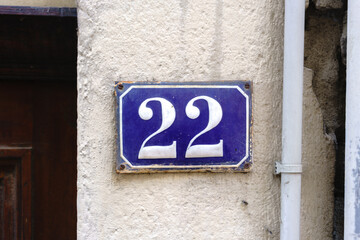House number 22