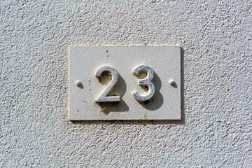 House number 23