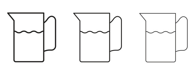 Jug icon element Illustration. Trendy Symbol for Design