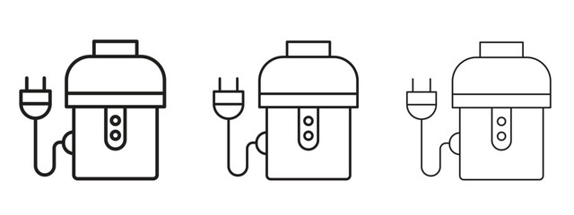 Garbage disposal icon element Illustration. Trendy Symbol for Design