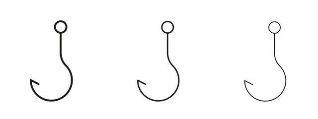 Fishing Hook icon element Illustration. Trendy Symbol for Design