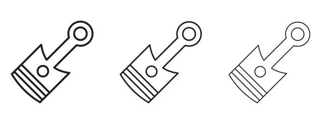 Car connecting rod icon element Illustration. Trendy Symbol for Design