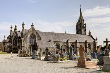 Enclos paroissial de Guimiliau dans le département du Finistère - Bretagne