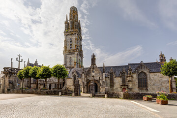 Enclos paroissial de Lampaul-Guimiliau dans le département du Finistère - Bretagne