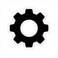 gear icon vector