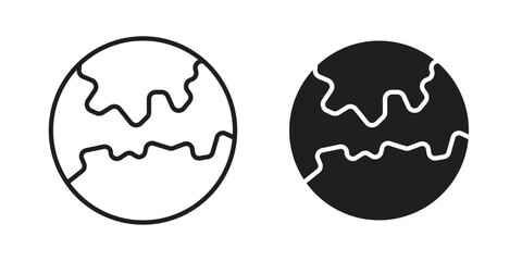 World icon vector Art Illustrations set.