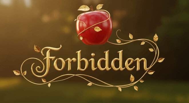 Forbidden apple concept wallpaper