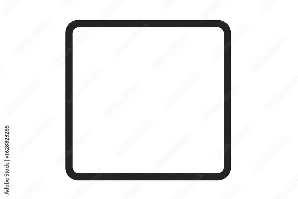 Poster transparent rounded rectangle featuring checked pattern, serving graphic design needs with clean min
