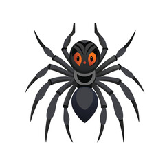 halloween spider vector illustration  spider-vector-on-white-background